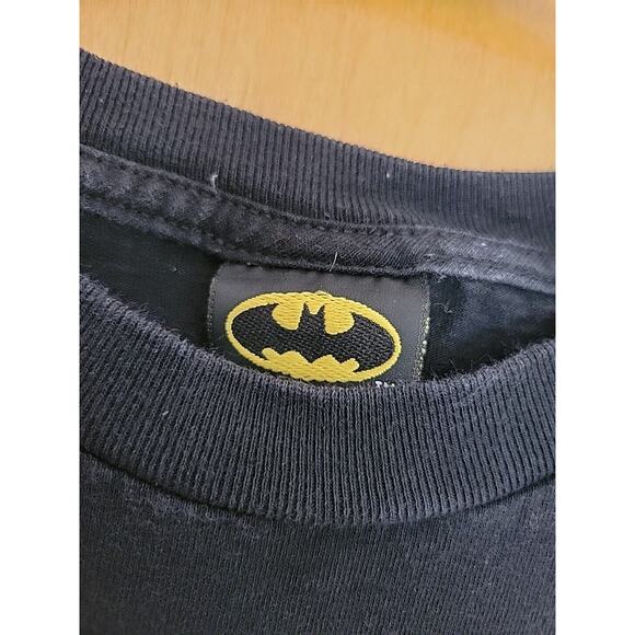 Vintage Batman t shirt YOUTH SIZE LARGE *Glow In The Dark * DC Comics 2003 - Picture 3 of 7